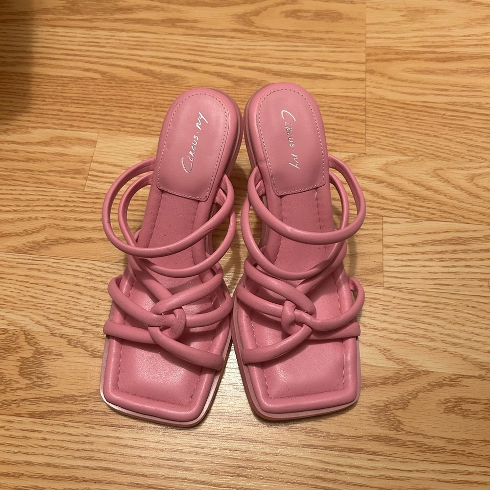 Pink heels
